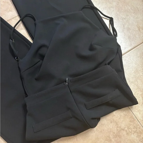 Lulu's Classic Black Jumpsuit - Picture 8 of 12